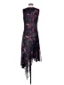 DKNY 100% Polyester Graphic Purple Cocktail Dress Size 4 - photo 2