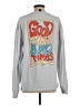 Forever 21 100% Cotton Silver Long Sleeve T-Shirt Size S - photo 2