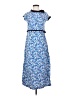 Unbranded Print Blue Casual Dress Size S (estimated) - photo 1