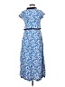 Unbranded Print Blue Casual Dress Size S (estimated) - photo 2