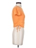 Lovers + Friends Orange Short Sleeve Top Size XS - photo 4