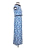 Unbranded Print Blue Casual Dress Size S (estimated) - photo 4