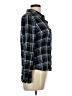 Cloth & Stone 100% Rayon Plaid Black Long Sleeve Button-Down Shirt Size M - photo 4