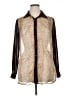 BCBGMAXAZRIA 100% Polyester Animal Print Brown Long Sleeve Blouse Size XL - photo 1