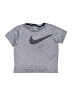 Nike 100% Polyester Gray Active T-Shirt Size 6 - 7 - photo 1
