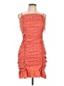 Shein 100% Polyester Orange Cocktail Dress Size L - photo 1
