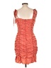 Shein 100% Polyester Orange Cocktail Dress Size L - photo 2