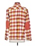 Stoic 100% Cotton Plaid Yellow Long Sleeve Button-Down Shirt Size XS - photo 2