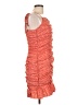 Shein 100% Polyester Orange Cocktail Dress Size L - photo 4