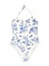 Betsey Johnson Floral Ivory One Piece Swimsuit Size M - photo 1