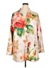 Unbranded 100% Polyester Floral Ivory 3/4 Sleeve Blouse Size 6X - photo 1