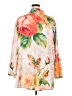 Unbranded 100% Polyester Floral Ivory 3/4 Sleeve Blouse Size 6X - photo 2