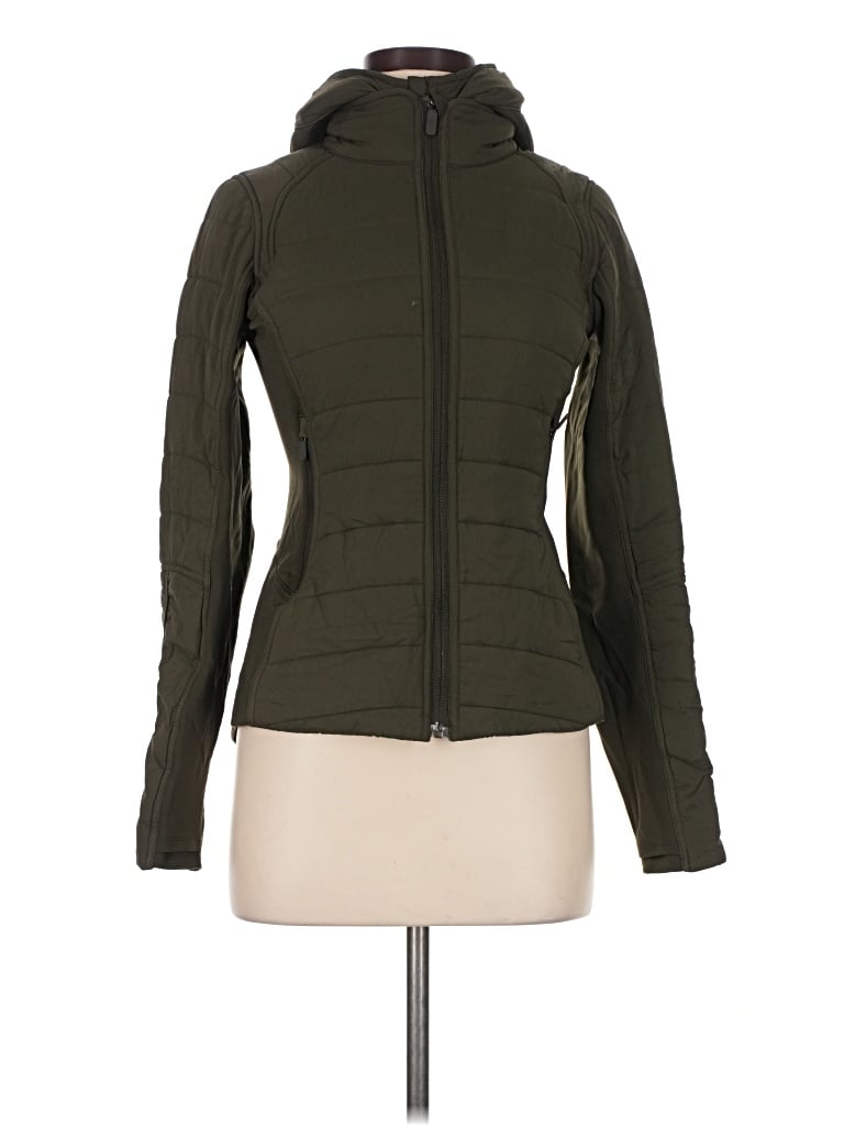 Pre-owned Lululemon Athletica Jacket In Green