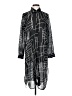 Wishing Waves 100% Polyester Black Kimono Size S - photo 1