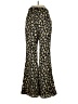 Sadie & Sage 100% Polyester Floral Gold Casual Pants Size XS - photo 2