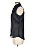 Cache 100% Polyester Black Sleeveless Blouse Size S - photo 5