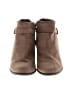 Just Fab Brown Ankle Boots Size 7 1/2 - photo 2