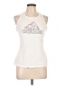 Adidas 100% Cotton White Tank Top Size L - photo 1