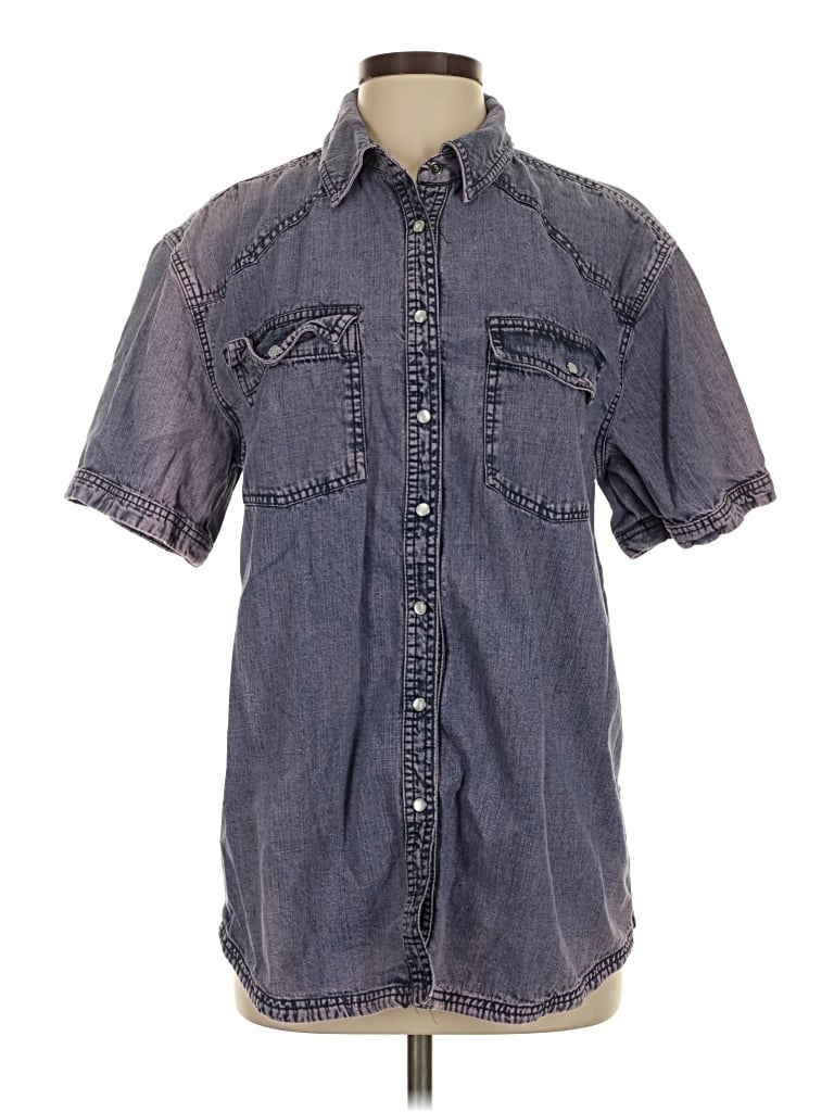Pre-owned We The Free Denim Vest In Blue