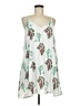 Peach Love 100% Polyester Tropical White Casual Dress Size M - photo 1
