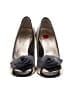 Taryn Rose 100% Leather Tweed Gray Heels Size EU 37 1/2 - photo 2