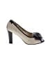 Taryn Rose 100% Leather Tweed Gray Heels Size EU 37 1/2 - photo 1