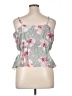 Express 100% Polyester Gray Sleeveless Blouse Size XL - photo 2