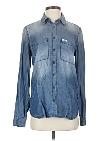 Guess Jeans Long Sleeve Button-Down Shirt (view 1)