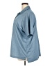 Lands' End Blue Short Sleeve Button-Down Shirt Size 3X - photo 5