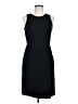 Ann Taylor 100% Polyester Solid Black Cocktail Dress Size 8 Petite - photo 1
