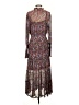 Steve Madden Floral Brown Casual Dress Size S - photo 2