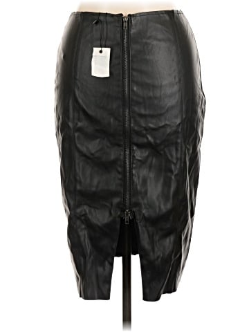 MIOU MUSE Faux Leather Skirt (view 2)