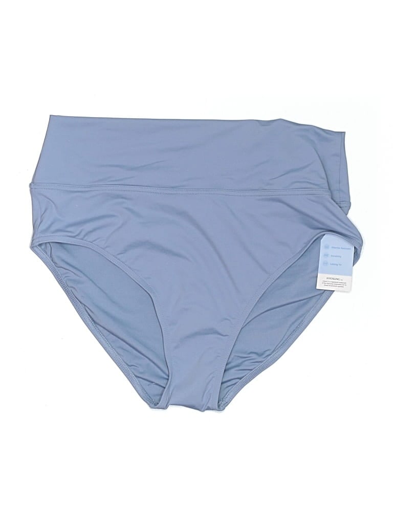 Pre-owned Lands' End Swimsuit Bottoms In Blue