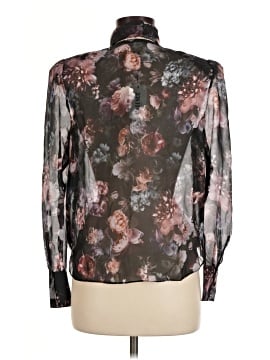 L'Agence Long Sleeve Silk Top (view 2)