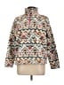 Eddie Bauer 100% Polyester Print Orange Fleece Size L - photo 1