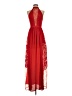 Express 100% Polyester Red Cocktail Dress Size 2 - photo 1