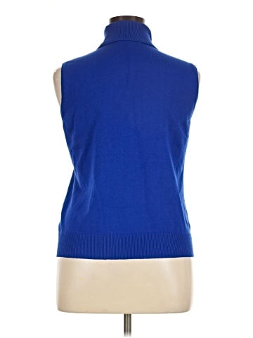 Cable & Gauge Sleeveless Turtleneck (view 2)