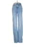 Zara Hearts Blue Jeans Size 2 - photo 1