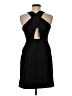 Maeve 100% Polyester Solid Black Cocktail Dress Size 2 - photo 2