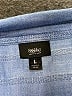 Mossimo Blue Short Sleeve Blouse Size L - photo 7