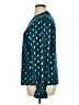 Shein Polka Dots Teal Long Sleeve Blouse Size XL - photo 5