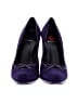 Stuart Weitzman 100% Leather Purple Heels Size 7 1/2 - photo 2
