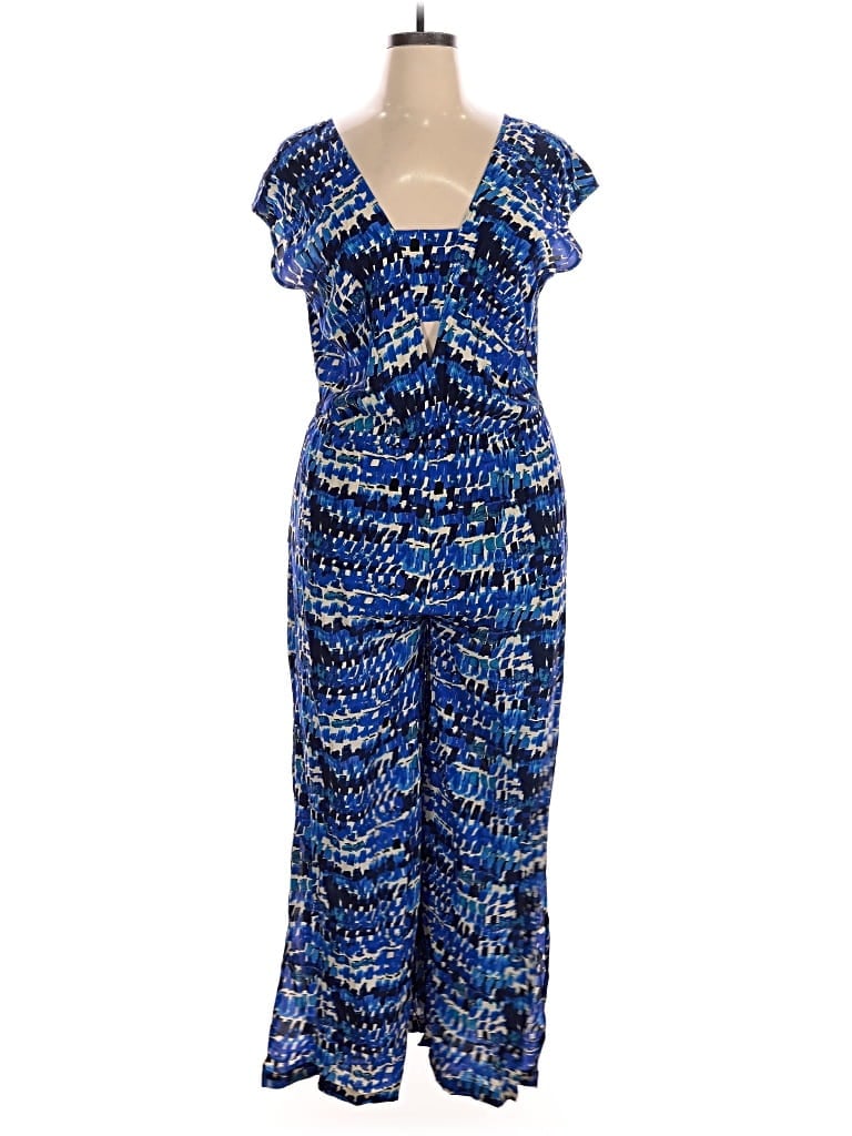 Pre-owned Plenty By Tracy Reese Jumpsuit In Blue