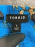 Torrid 100% Rayon Floral Multi Color Blue Cocktail Dress Size 1X Plus (1) - photo 7