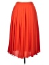 J.Crew 100% Polyester Solid Orange Formal Skirt Size 8 - photo 1