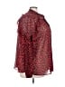 Rachel Roy Collection 100% Polyester Animal Print Red Long Sleeve Blouse Size 24 - photo 4