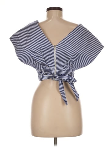 A. Peach Short Sleeve Blouse (view 2)