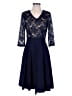 Homeyee Blue Cocktail Dress Size 6 - photo 1