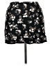 Assorted Brands 100% Rayon Floral Black Casual Skirt Size XL - photo 2