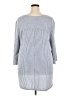 W5 Blue 3/4 Sleeve Top Size 3X - photo 2